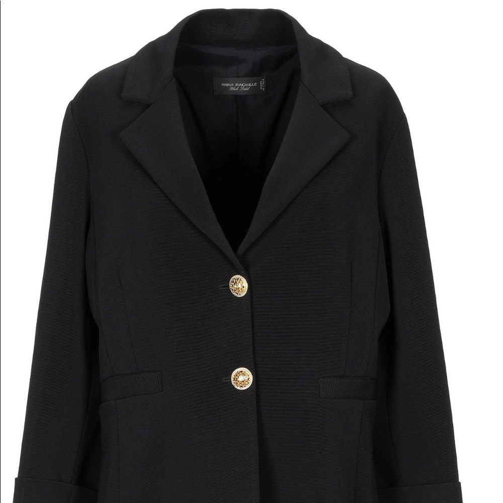 Black blazer, made in Italy